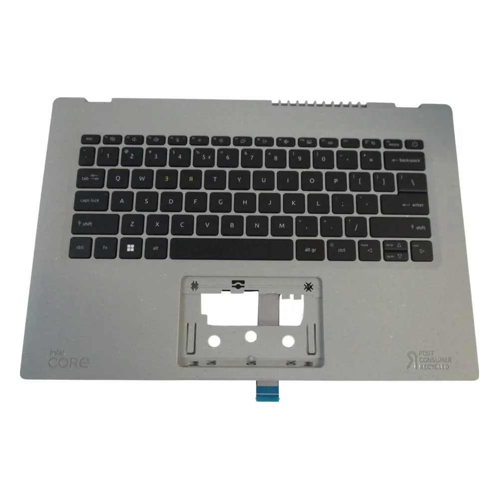 Acer Aspire Vero AV14-51 Gray Upper Case Palmrest w/ Backlit Keyboard 6B.KCGN7.030