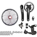ZTTO Bicycle transmission kit,Mountain Bike Crankset 11-50T 10 11-50T 10 Sizepeed Bike Crankset 11-50T Sizepeed MTB MTB Derailleurs Sizehifter MTB Mountain Bike Sizepeed MTB Derailleurs 1x10 Sizepeed MTB