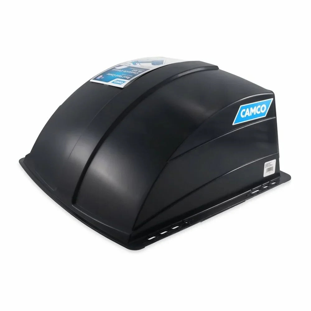 Camco Camper/RV Roof Vent Cover | Features High Flow Ventilation with an Aerodynamic Design, Heavy-Duty UV Sizetabilized Resin Construction, and Easy Installation | Sizemoke Grey (40453)