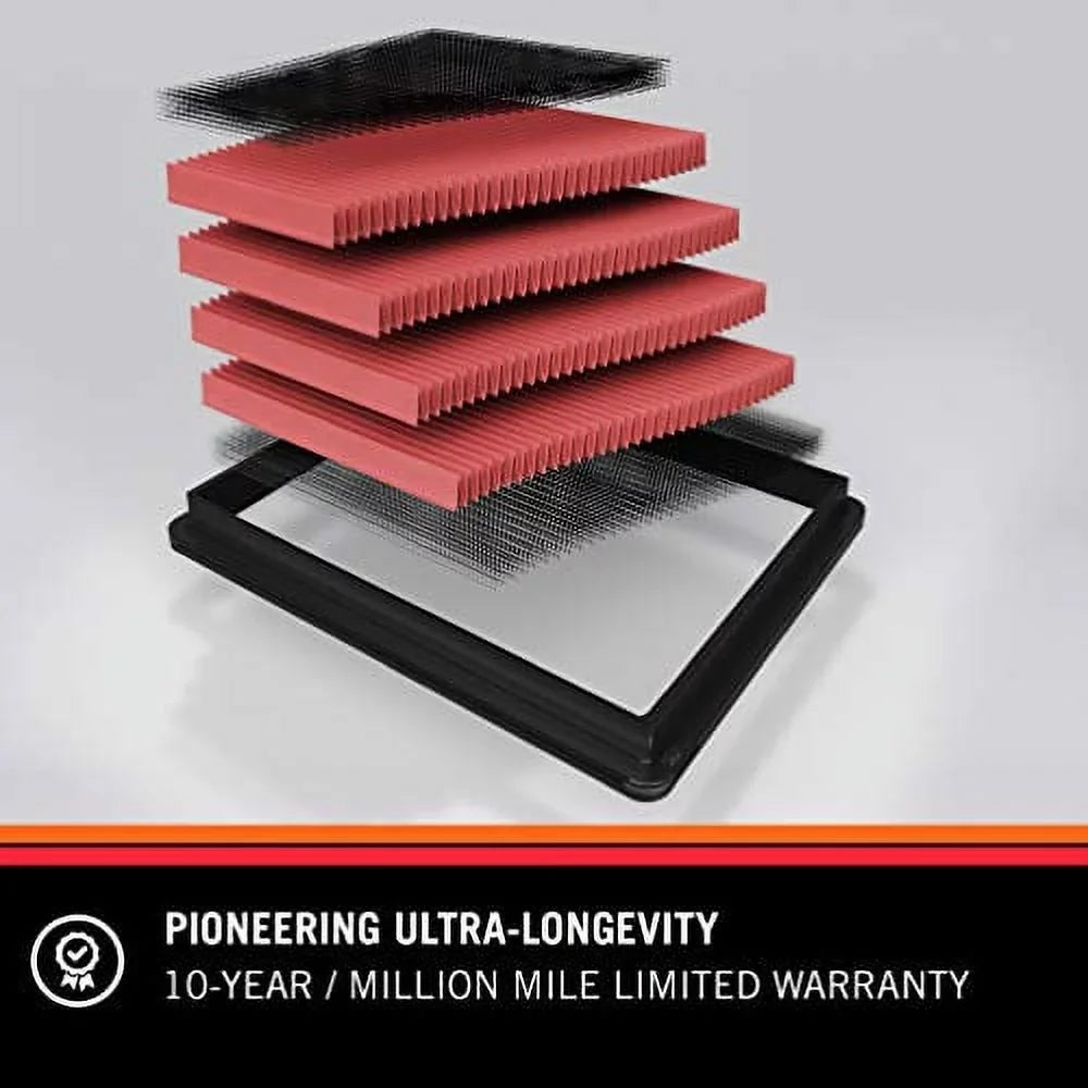 K&N Engine Air Filter: High Performance, Premium, Washable, Replacement Filter: 2015-2019 Ford Transit (150, 250, 350), 33-5024