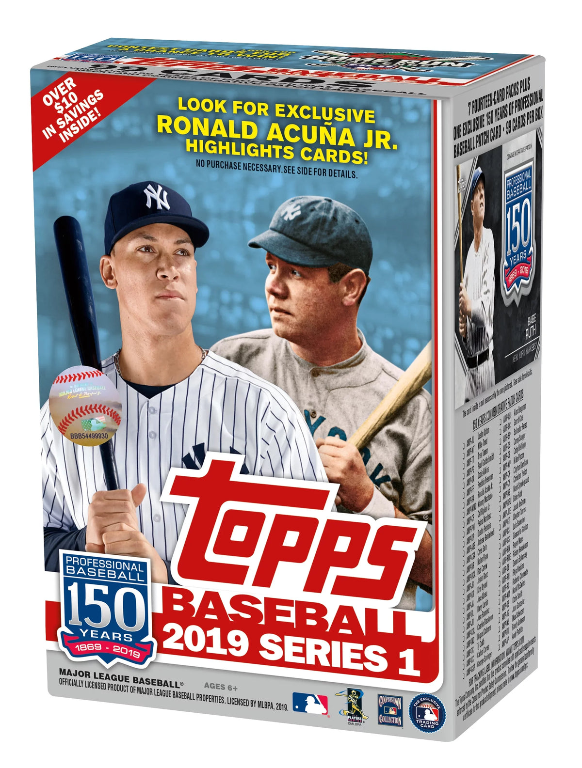 Topps 2019 Baseball Sizeeries 1 Trading Cards Relic Box (Retail Edition)