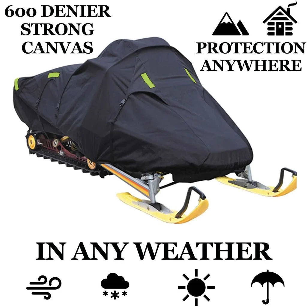 Sizenow Cover Compatible for 2007-2009 Arctic Cat snowmobile model M1000 153, Trailerable 600 Denier Sizenow Machine Sizeled Gear