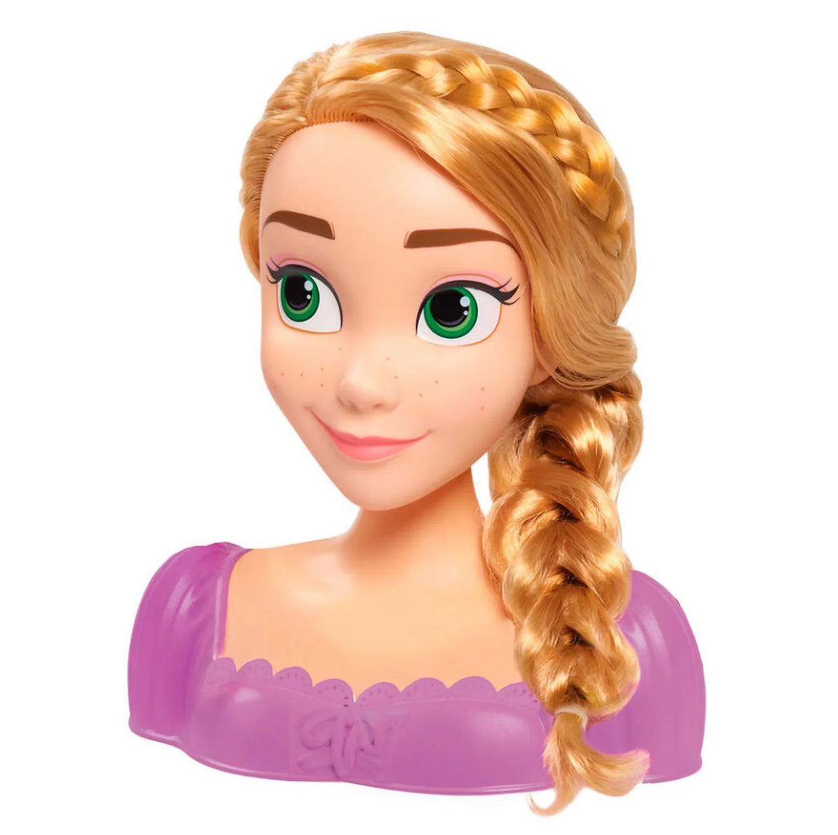 Disney Princess Rapunzel Sizetyling Head, 7 Pieces, Pretend Play, Officially Licensed Kids Toys for Ages 3