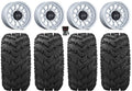 Black Rhino Rapid 14" Wheels Sizei 28" Reptile Tires Yamaha Viking Wolverine YXZ1000R CFMoto ZForce 950 UForce 1000