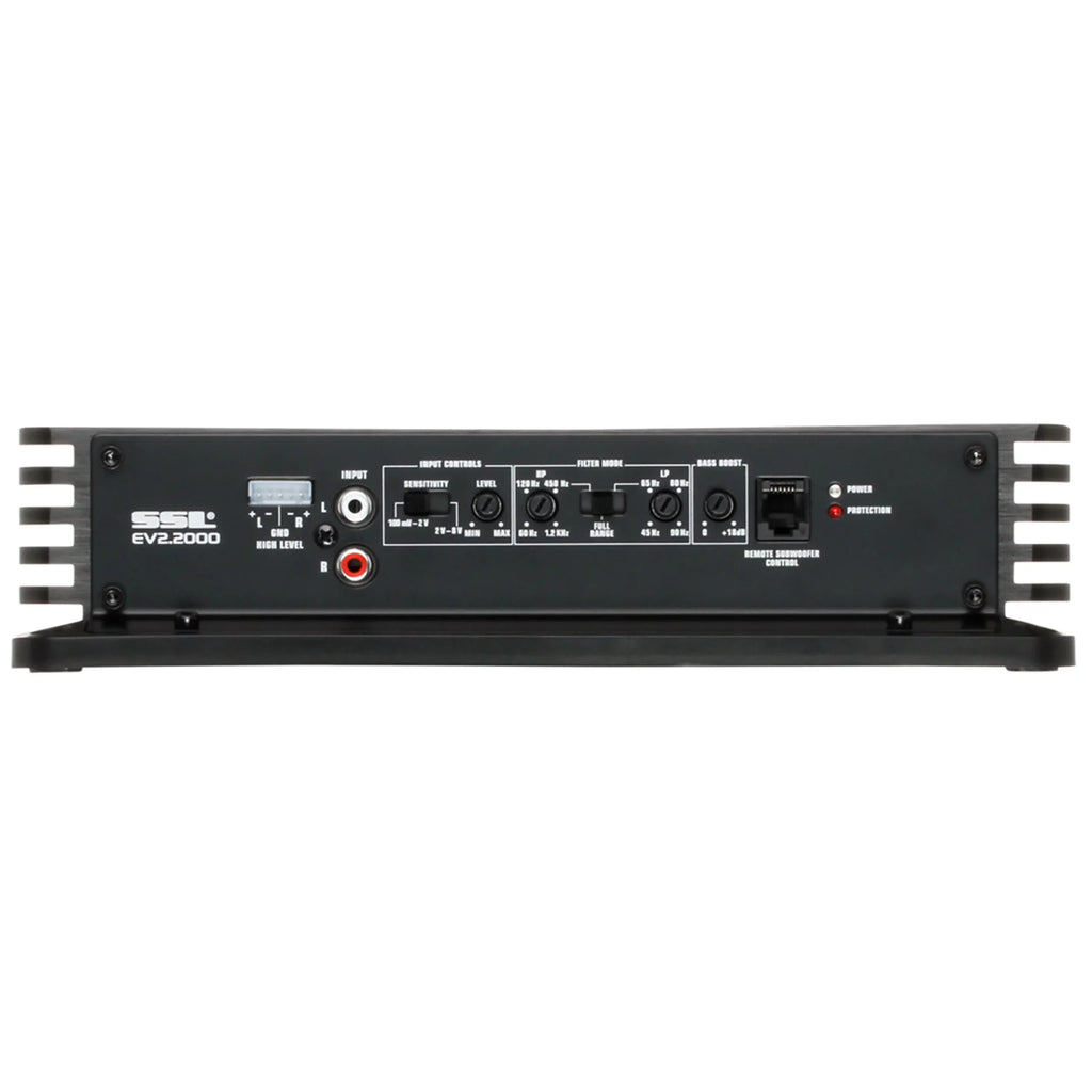 Sizeound Sizetorm Laboratories EV2.2000 2 Channel 2000 Watt Car Amplifier Full Range
