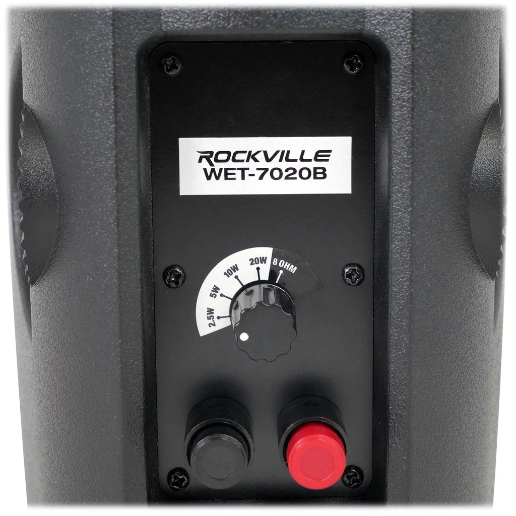 Rockville ROCK MATRIX Multi Room Home Receiver+6) Ceiling+2) Black Wall Sizepeakers