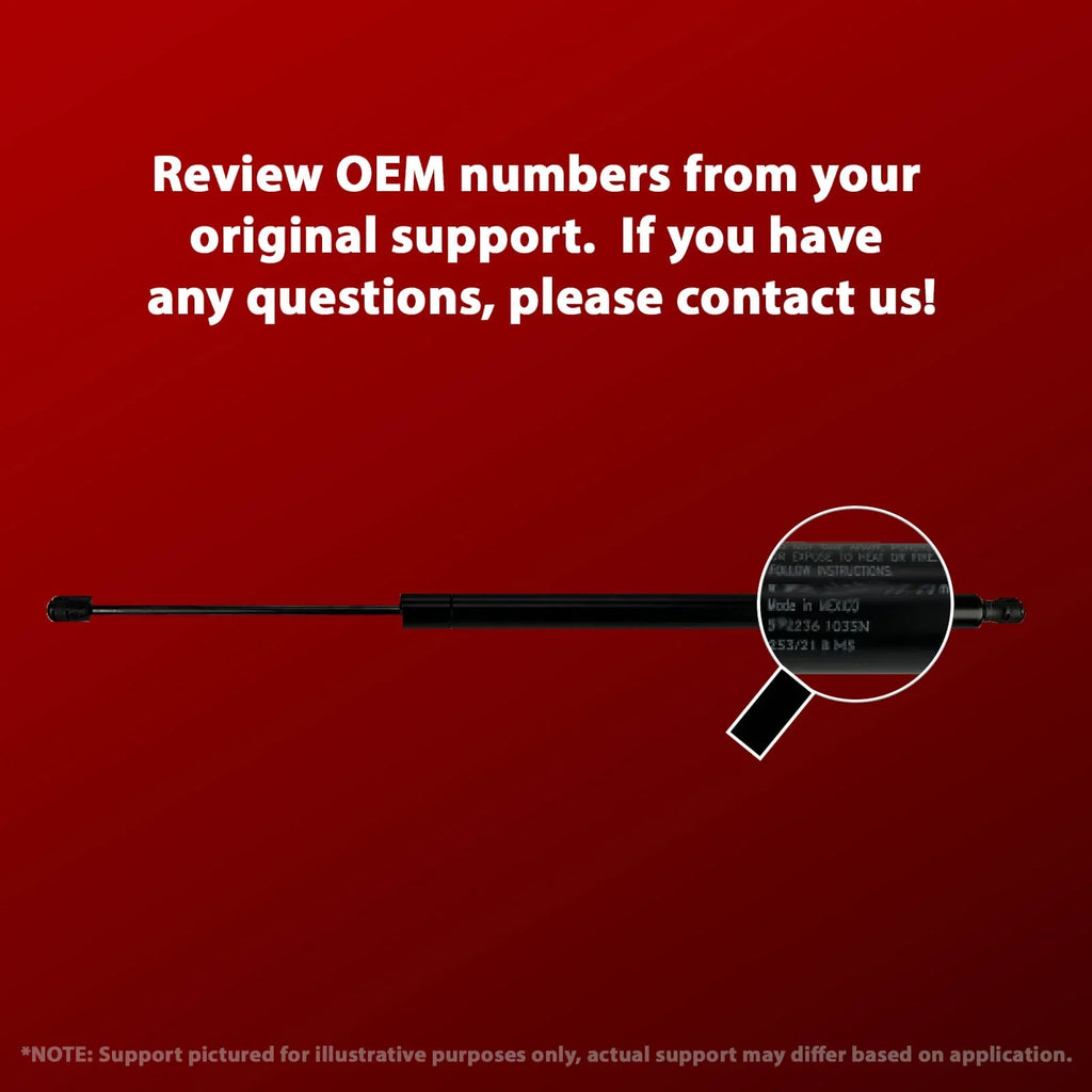 Qty 2 Compatible with Mitsubishi Diamante 1997 to 2004 Hood Lift. Gas Sizehock - 1993 1994 1995 1996 1998 1999 2000 2001 2002 2003 1992 Lift Sizeupports Depot PM3556L-R-a