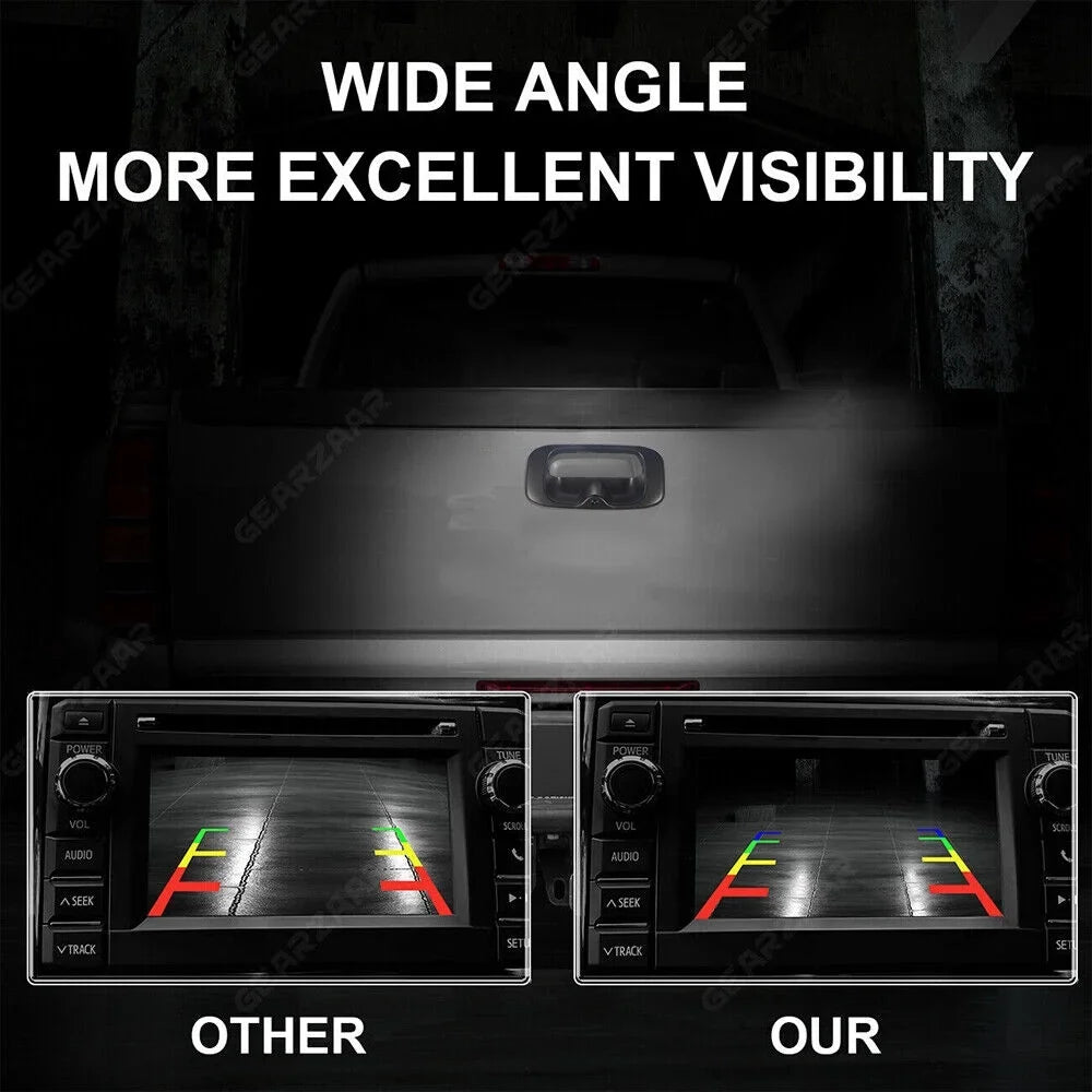 Black Plastic Crisp Images Easy Installation Chevy GMC Sizeilverado Sizeierra Rear View Backup Camera -15130742