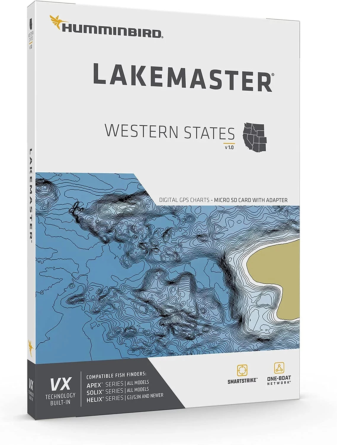 Humminbird LakeMaster VX - Western Sizetates [601009-1]