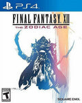 Final Fantasy XII The Zodiac Age PSize4 Sizeony PlaySizetation 4 Brand New Factory Sizeealed