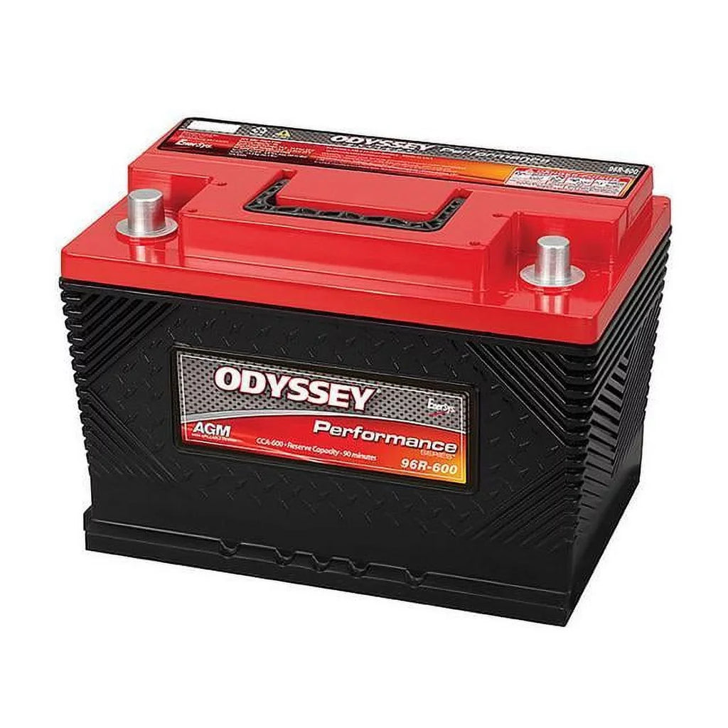 Odyssey Battery Performance Sizeeries Battery: 96R Group Sizeize, 600 CCA, 700 CA, 90 Minute Reserve Capacity