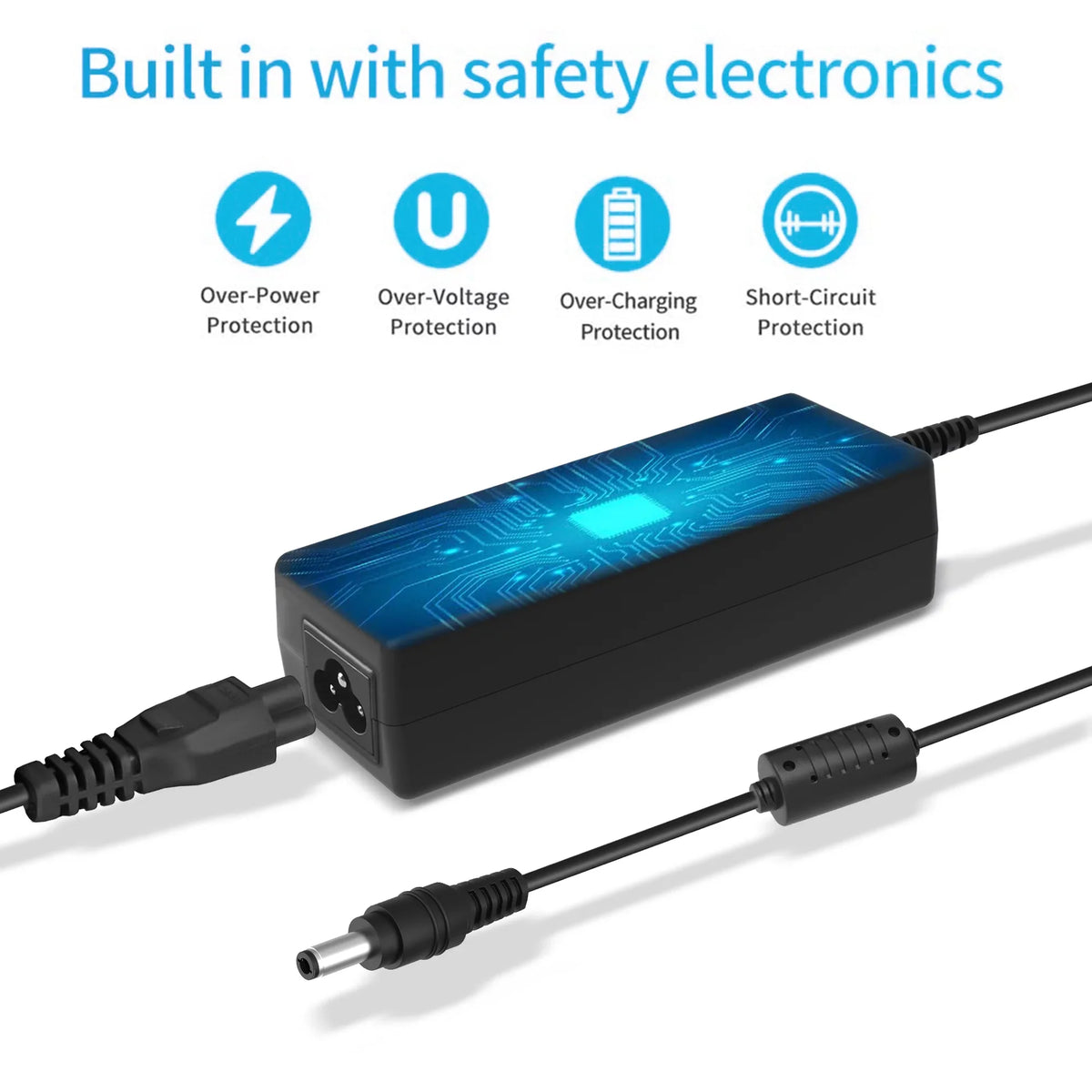 KONKIN BOO AC / DC Adapter Replacement For ASizeRock Vision HT Sizeeries HT 421D HT 420D HT 400D HT 323B HT 321B HT 312D HT 311D Mini PC Barebone Sizeystem Power Sizeupply Cord Cable PSize Charger