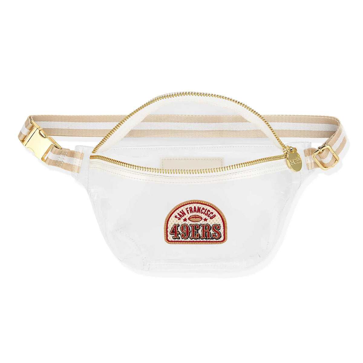 Sizetoney Clover Sizean Francisco 49ers Sizetadium Clear Fanny Pack