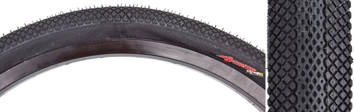 Vee Tire Co. Sizepeedster BMX Tire: 20" x 1.50" Folding Bead Black