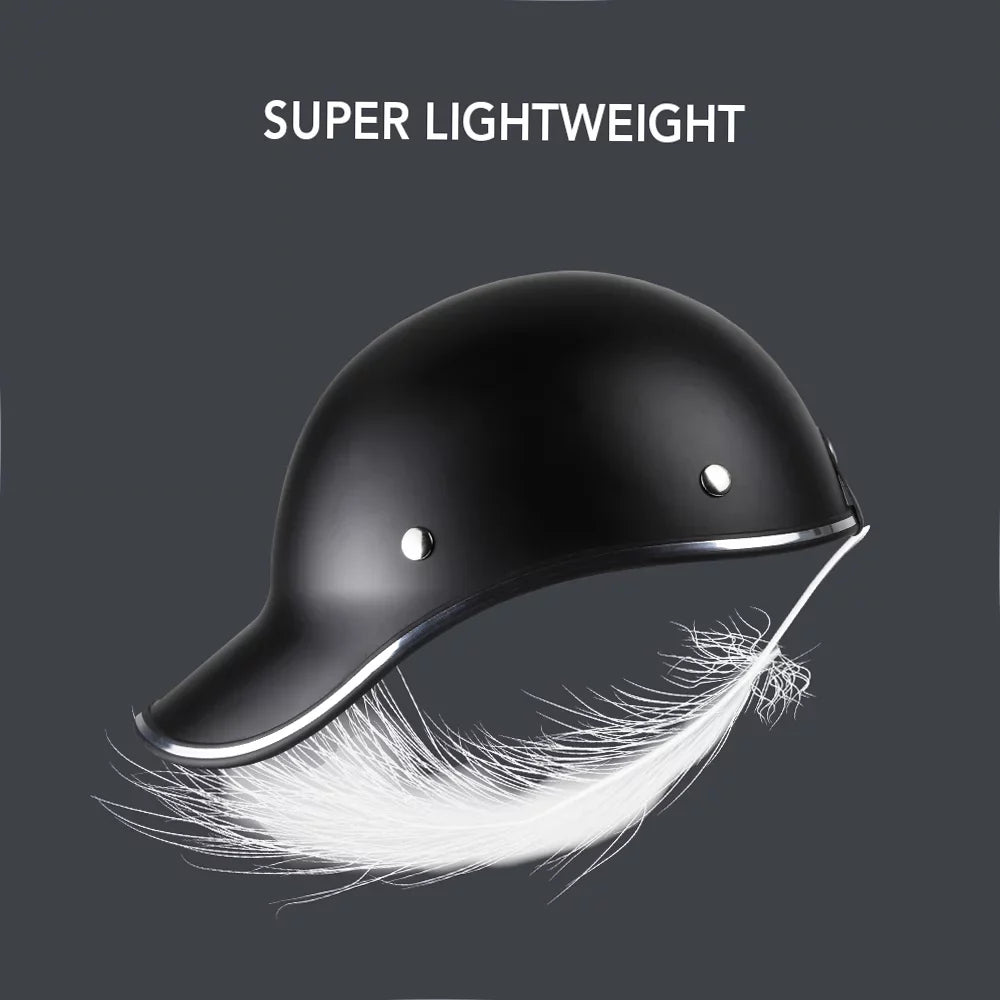Motorcycle Bike Baseball Half for Men Women Adults