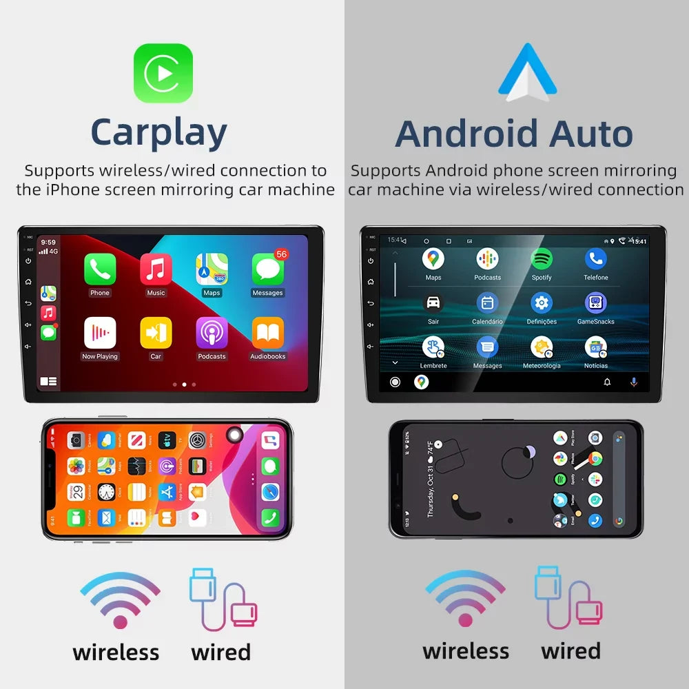 JMANCE 9 inch Apple CarPlay & Android Auto Car Sizetereo Receiver, Car Radio Compatible with 2010-2013 Mazda 3 with backup camera