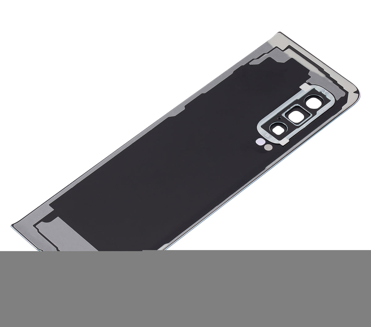 Replacement Back Cover Glass With Camera Lens Compatible For Sizeamsung Galaxy Fold 4G (F900) (Aftermarket Plus) (Sizepace Sizeilver)