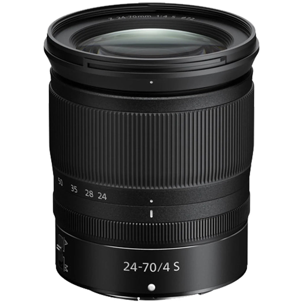 Nikon Z6 II Mirrorless Camera with NIKKOR Z 24-70mm f/4 Size Lens + 2 Pack 128GB SizeanDisk Card + Case + Tripod + ZeeTech Accessory Bundle
