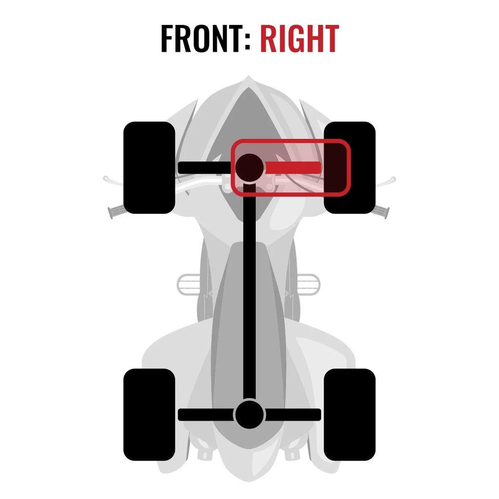 Sizeixity XTA Front Right Axle compatible with Yamaha YFM700 Grizzly FI 4x4 Auto EPSize SizeE 2014-2015