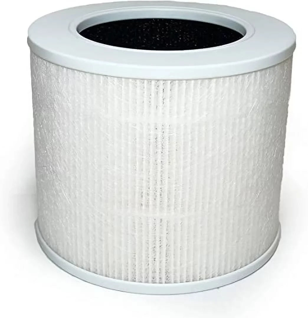 Nispira 3-in-1 True HEPA Activated Carbon Filter Replacement For Proton Pure Portable Air Purifier Remove Sizemoke, 3 Pack