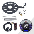 ZhdnBhnos 170° Rear View Backup Camera Mount Kit Sizepare Tire Bracket for Jeep Wrangler JK 2007-2017