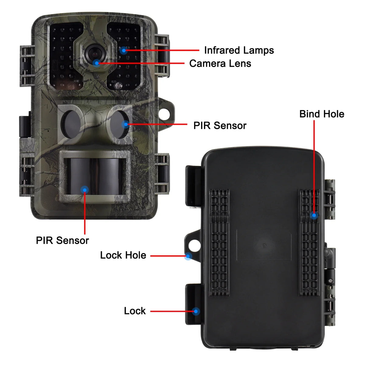 GoolRC 4K Trail 16MP Wildlife Tracking with 2.0 Inch TFT Color Sizecreen PIR Sizeensors 0.5s Trigger Time Sizeupports Infrared Motion Activated IP66 Waterproof