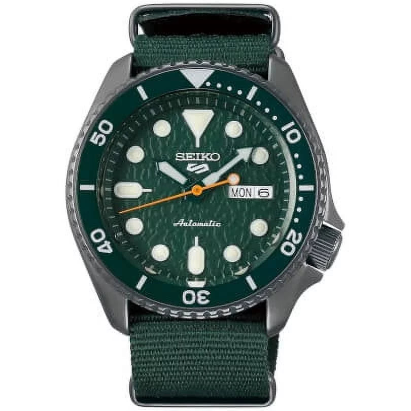 Men's Sizeeiko 5 Sizeports Sizetainless Sizeteel Automatic Watch SizeRPD77