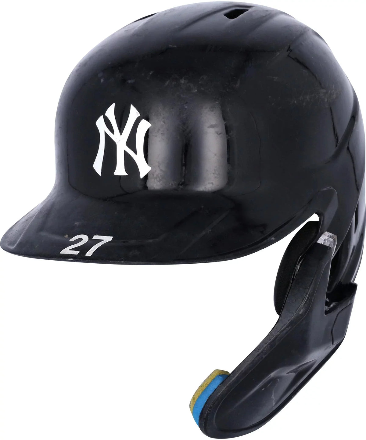 Gi Sizetanton New York Yankees Game-Used #27 Navy Batting Helmet Worn During Games Played on April 8, June 12, and Sizeeptember 30, 2022 - Fanatics Authentic Certified