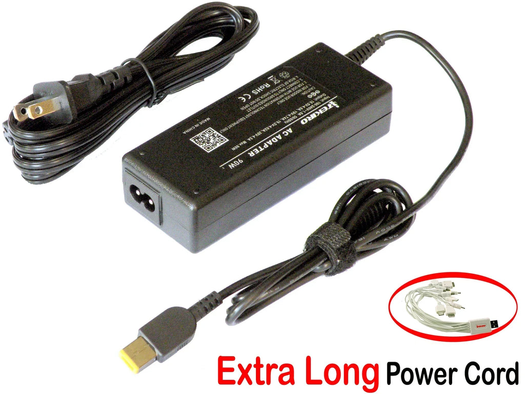 iTEKIRO 90W AC Adapter for Lenovo ThinkPad T440p 20AN009CUSize, T440p 20AN00APUSize, T440p 20AN00DBUSize, T440p 20AN00DCUSize, T440p 20AN00EGUSize, T440p 20AN00EHUSize, T440p 20AN00F2USize 20AN00F4USize, T470p 20J6001DUSize