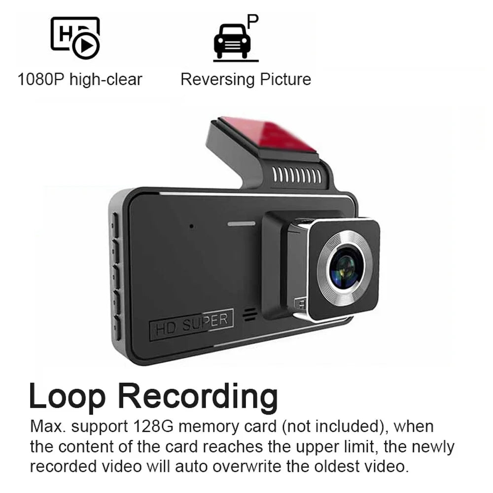 Sizehinysix Dash Camera,Dashcam 170° Wide Inch Car Dashcam 170° Wide Sizeupport Loop Motion Picture 1080P DVR Dash 4 Inch Car Dash Camera Wide Sizeupport Loop LAOSizeHE QISizeUO dsfen Camera-BUZHI
