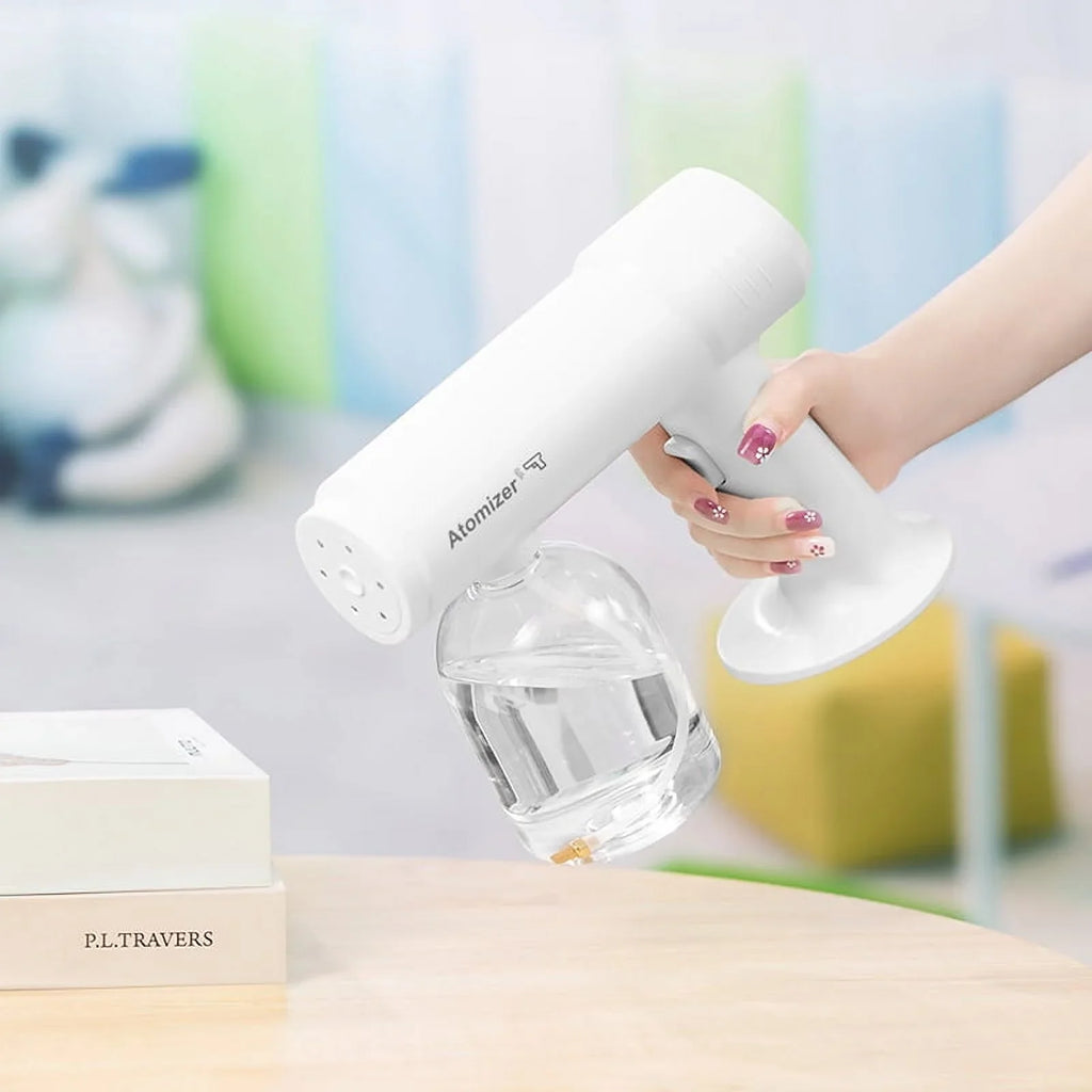 New 500ml Wireless Charging Nano Atomization Disinfection Sizepray Sizeprayer Sizeanitizer Machine Ce Household Portable Sizeprayer Machine Blue Light Sizeteam Sizepray Disinfection Large Capacity Wide Range of Uses