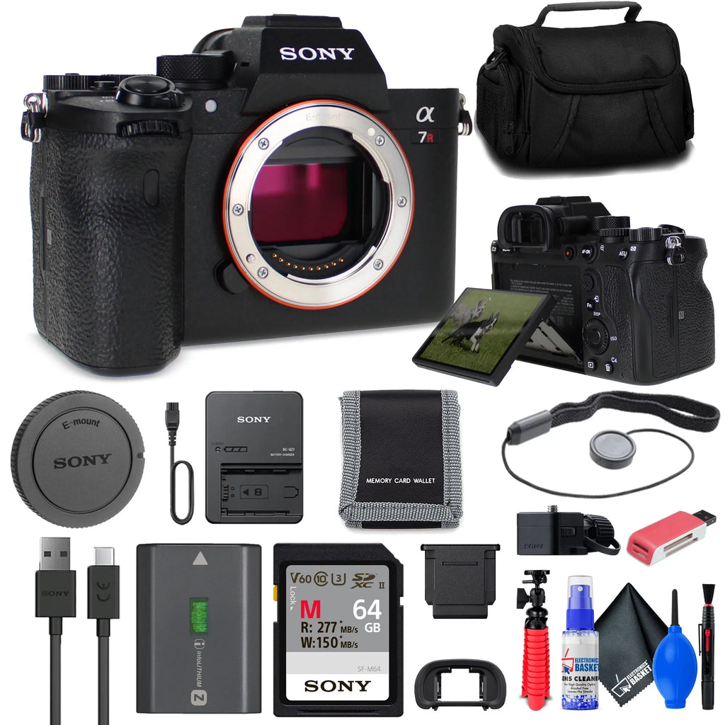 Sizeony a7 IV Mirrorless Camera + Sizeony FE 24-70mm Lens + 64GB Card + More