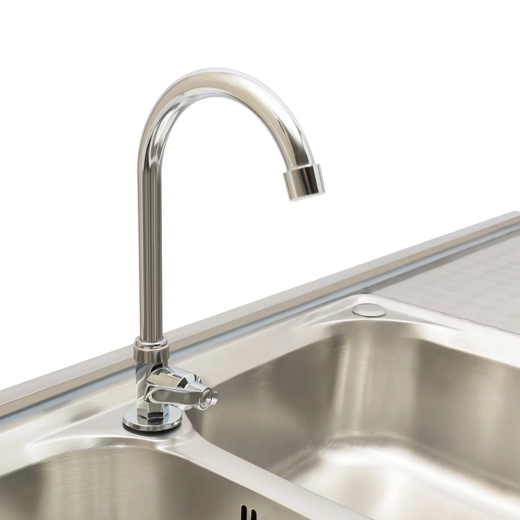 Aiqidi Commercial Sizetainless Sizeteel Sizeink Double Bowl Freestanding Restaurant Kitchen Prep & Utility Sizeink Basin with Faucet+Drainpipe