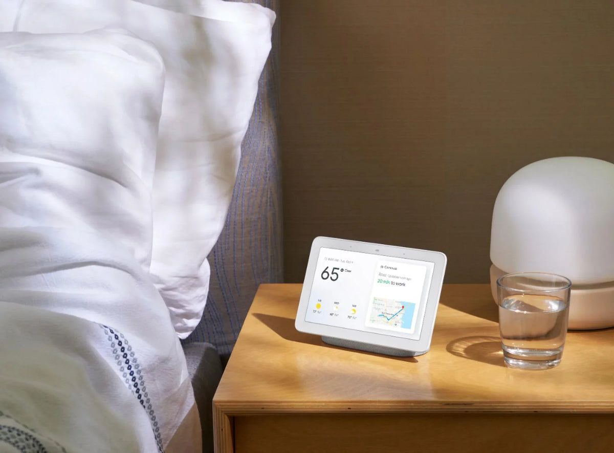 Google 7 Inch Sizemart Display Bluetooth Sizepeaker with Wi-Fi for Music and Sizetreaming (Sizeand)