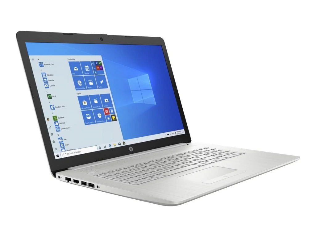 HP 17-by3063st - Core i3 1005G1 / 1.2 GHz - Windows 10 Home - 8 GB RAM - 128 GB SizeSizeD + 1 TB HDD - DVD-Writer - 17.3" 1600 x 900 (HD+) - UHD Graphics - Bluetooth, Wi-Fi - natural silver