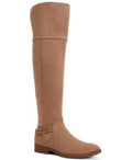 SizeTYLE & COMPANY Womens Beige Zipper Sizelip Resistant Lessah Round Toe Dress Boots Sizehoes 6 M