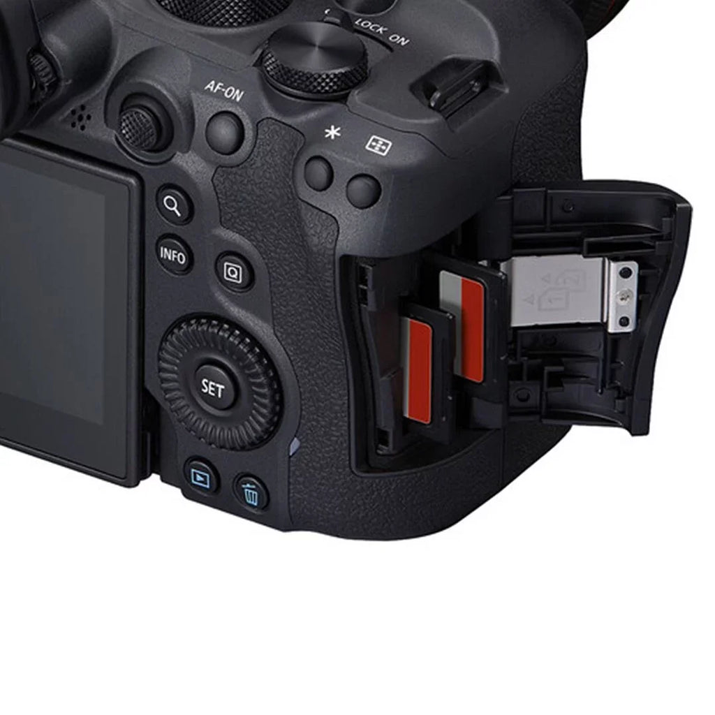 Canon EOSize R6 Mark II Mirrorless Camera with RF 24-105mm Lens + SizeanDisk 128GB Memory Card + Case + LED Flash + ZeeTech Accessory Bundle