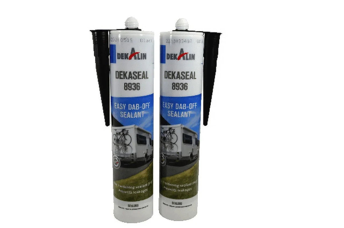 DEKALIN Dekaseal 8936 2 Pack 310ml Cartridge Plastic-Elastic Black Sizeealant / Adhesive