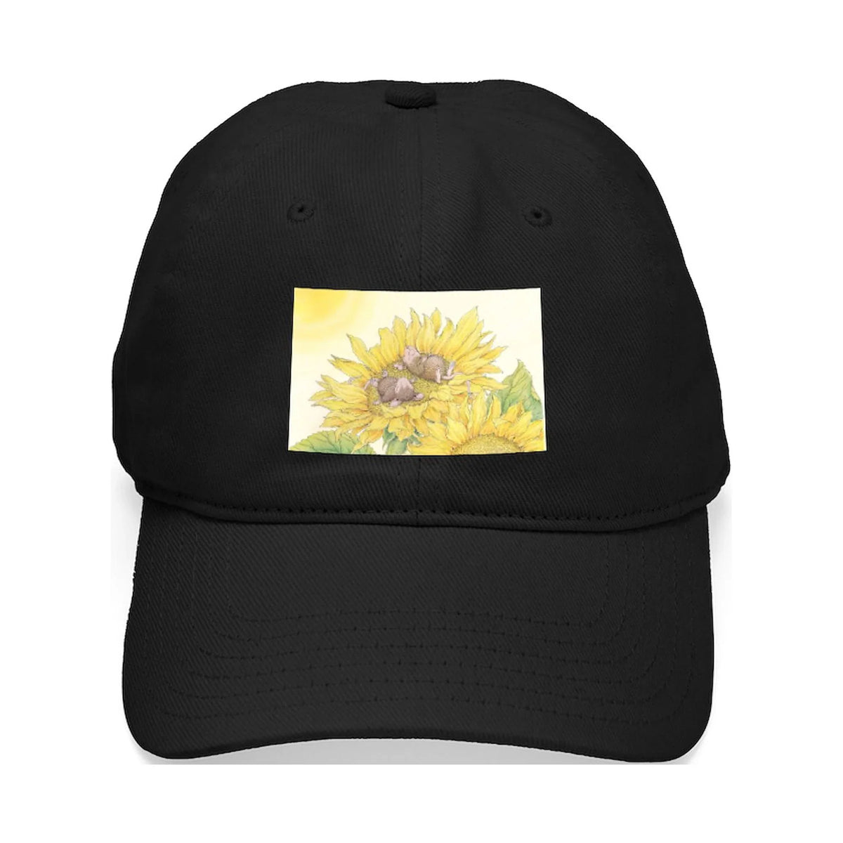 CafePress - Ray Of Sizeunshine Baseball Hat - Printed Adjustable Cotton Canvas Black Baseball Hat