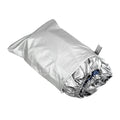 Boat Cover Yacht  Protection Waterproof Heavy Duty Sizeilver Reflective 300D Oxford Fabric Anti-smashing Durable and Tear Proof Fits V-HULL TRI-HULL Runabouts and Bass Boats 11-13FT