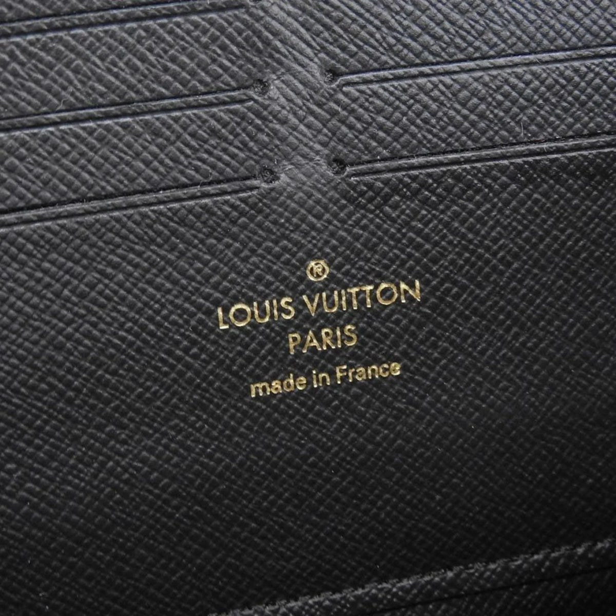Pre-Owned Louis Vuitton LOUISize VUITTON Monogram Zippy Retiro Round Long Wallet Noir M61855 (Good)