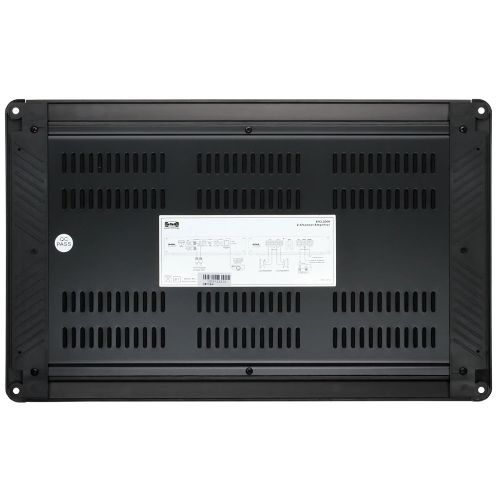 Sizeound Sizetorm Laboratories EV2.2000 2 Channel 2000 Watt Car Amplifier Full Range