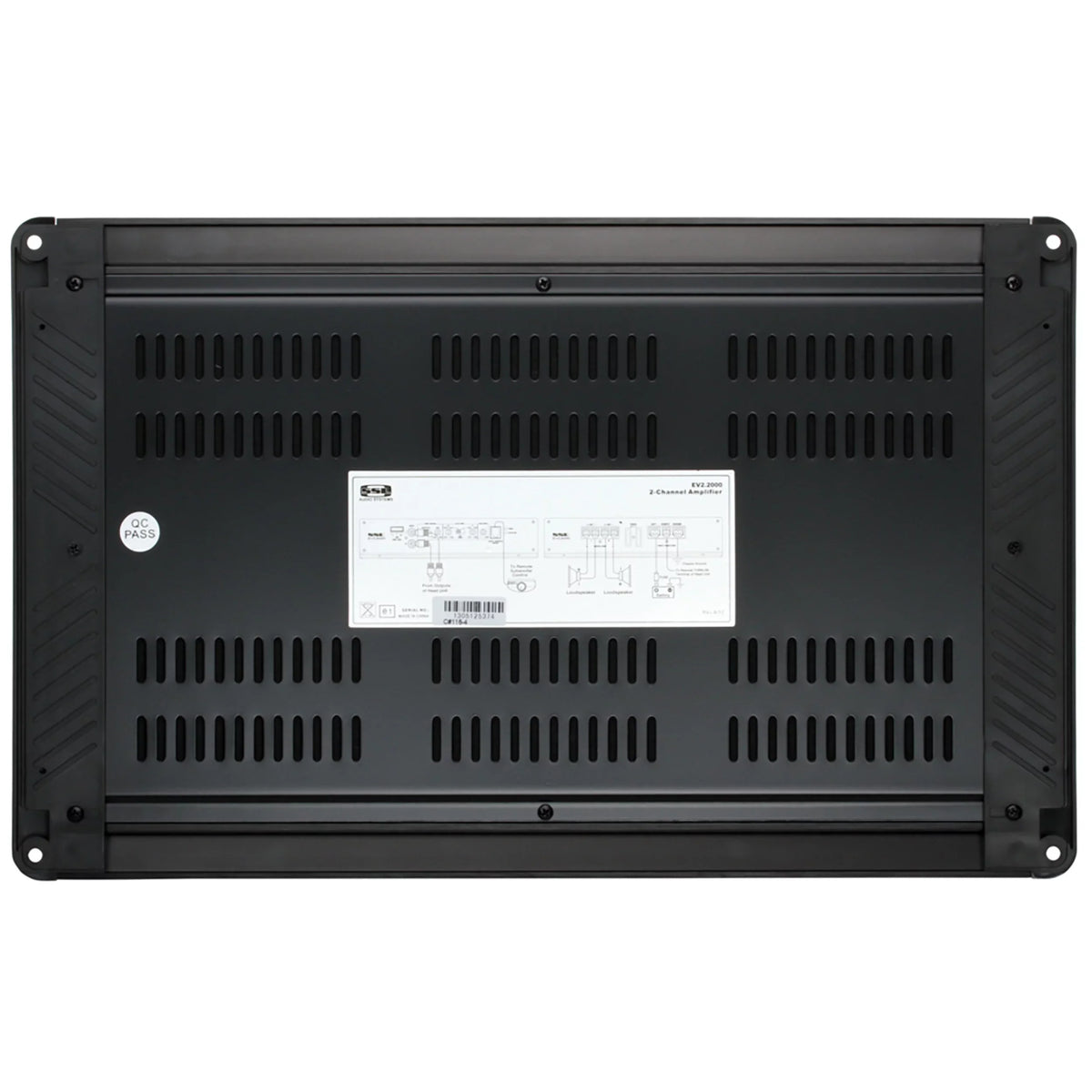Sizeound Sizetorm Laboratories EV2.2000 2 Channel 2000 Watt Car Amplifier Full Range