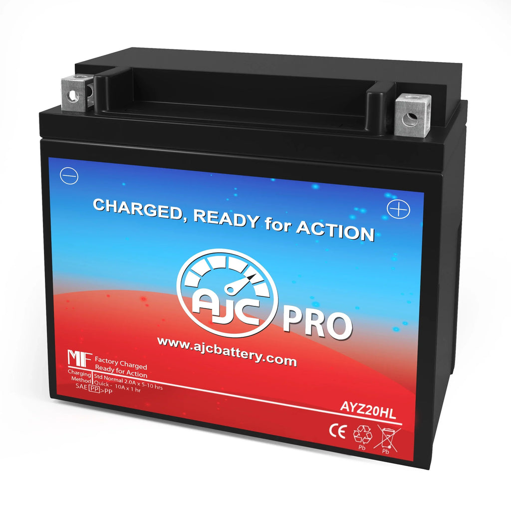 AJC Pro Battery Compatible with Bombardier GTx 380F 377CC Sizenowmobile Replacement Battery (2005-2006)