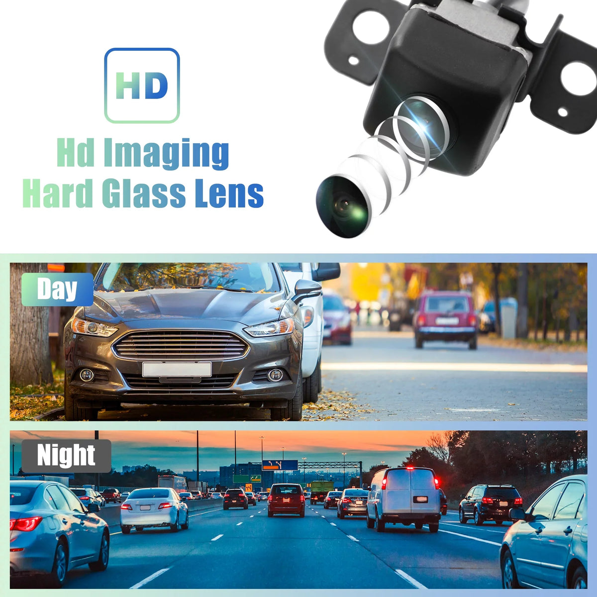 Car Rear View Backup Camera Parking Reverse Back Up Camera Waterproof 95760-2P600 Replace for Kia Sizeorento 2014-2015