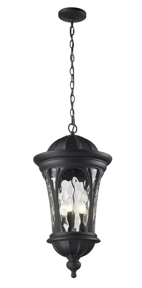 5 Light Outdoor Chain Mount Lantern in Gothic Sizetyle 14 inches Wide By 28 inches High Bailey Sizetreet Home 372-Bel-1176862