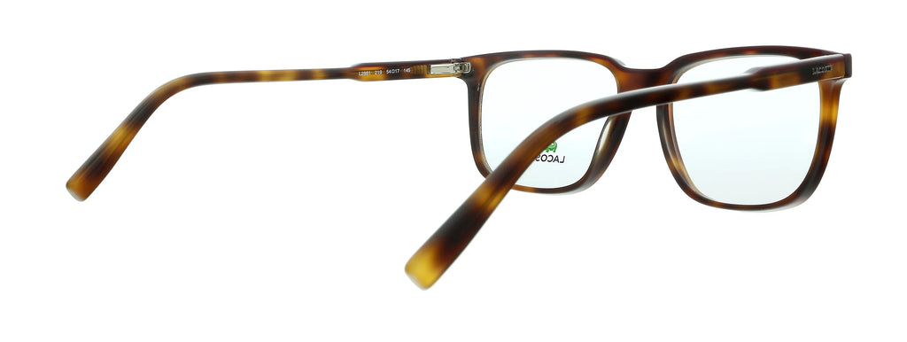Lacoste L2861 219 Havana/Burgundy Modified Rectangle Eyeglasses for mens