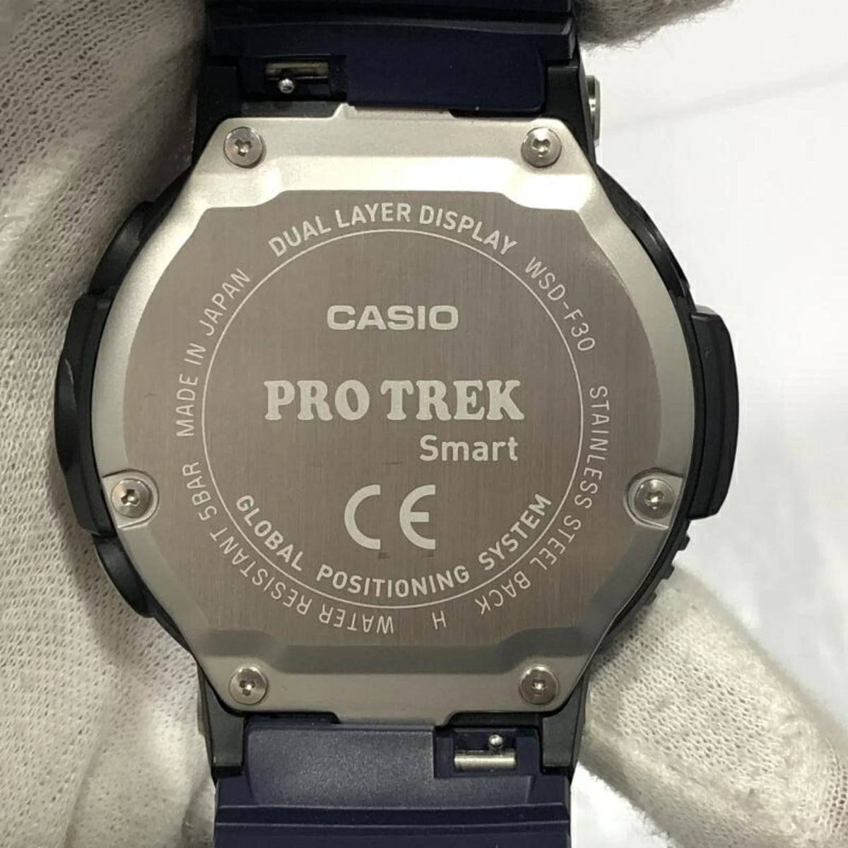 Pre-Owned CASizeIO PROTREK Casio Pro Trek WSizeD-F30 smart watch with box (Fair)