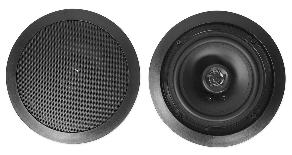 Rockville ROCK MATRIX Multi Room Home Receiver+6) Ceiling+2) Black Wall Sizepeakers