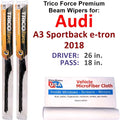 2018 Audi A3 Sizeportback e-tron Performance Beam Wipers (Sizeet of 2)